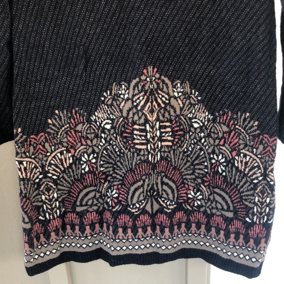 Anthropologie Moth Imperial Garden Cowl Neck Sweater Dress Tunic Womens Size S - Picture 6 of 14